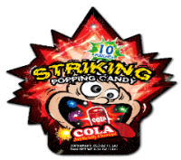 STRIKING Popping Candy-Cola Flavour
